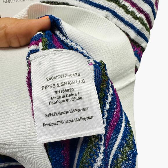 Veronica Beard Varia Striped Knit‎ Cardigan and Nabella Tank Set Size XS - Picture 13 of 16